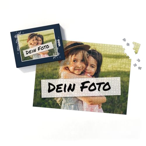 Fotopuzzle mit eigenem Bild - Fotopuzzle selbst gestalten 1000 Teile - Schachtel Weihnachtszweige - 1000 Teile Puzzle mit Foto - Geschenk Weihnachten Weihnachtszweige 1000 Teile Quer von fotobar