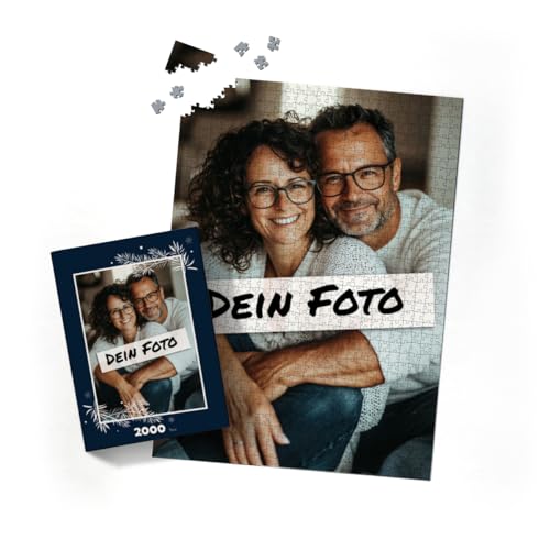 Fotopuzzle mit eigenem Bild - Fotopuzzle selbst gestalten 2000 Teile Hochformat - Schachtel Weihnachtszweige - 2000 Teile Puzzle mit Foto - Geschenk Weihnachten Weihnachtszweige 2000 Teile Hoch von fotobar