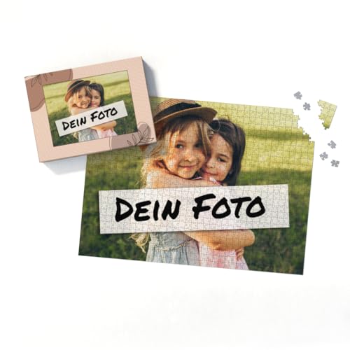 Fotopuzzle mit eigenem Bild - Fotopuzzle selbst gestalten 2000 Teile - Schachtel Herbstblätter - 2000 Teile Puzzle mit Foto - Geschenk Geburtstag Herbstblätter 2000 Teile Quer von fotobar