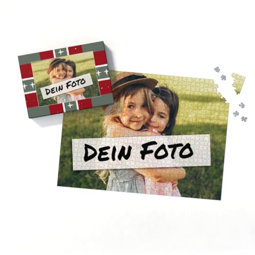 Fotopuzzle mit eigenem Bild - Fotopuzzle selbst gestalten 2000 Teile - Schachtel Xmas - 2000 Teile Puzzle mit Foto - Geschenk Weihnachten Xmas1 2000 Teile Quer von fotobar