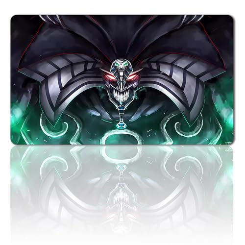 Brettspiel TCG Spielmatten + Wasserdicht Bag + with Card Zones,YGO Card Game Table Mat Größe 60X35CM Kompatibel Mit Trading Card Game Mat (YGO-22 No Zone) von four leaves