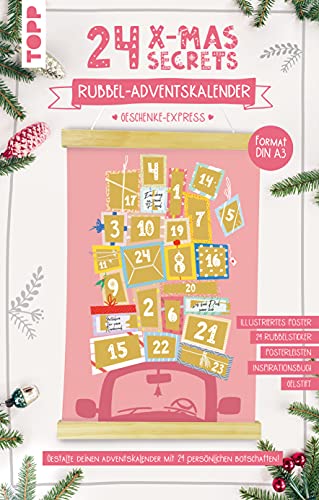 24 X-Mas Secrets - Rubbel-Adventskalender von Frech