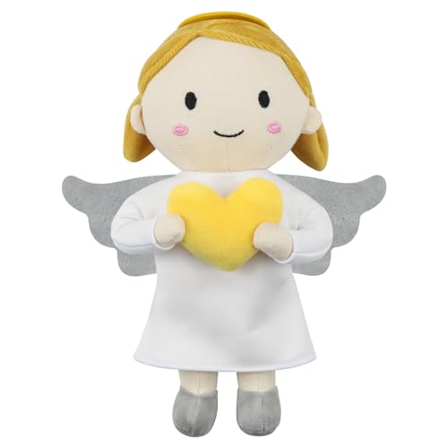 Engel-Plüschpuppe, Taufgeschenk für Junge/Mädchen, Schutzengel-Puppe, Spielzeug (Angel Doll (Girl)) von free-space