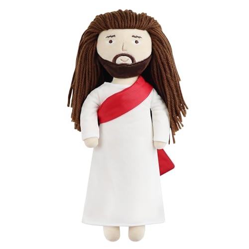 free-space Jesus-Plüschpuppe, religiöse Christusfigur, Spielzeug für Jungen und Mädchen, Taufgeschenk (Jesus) von free-space