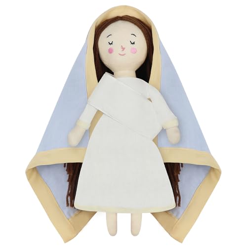 free-space Jesus-Plüschpuppe, religiöse Christusfigur, Spielzeug für Jungen und Mädchen, Taufgeschenk (Virgin Mary) von free-space