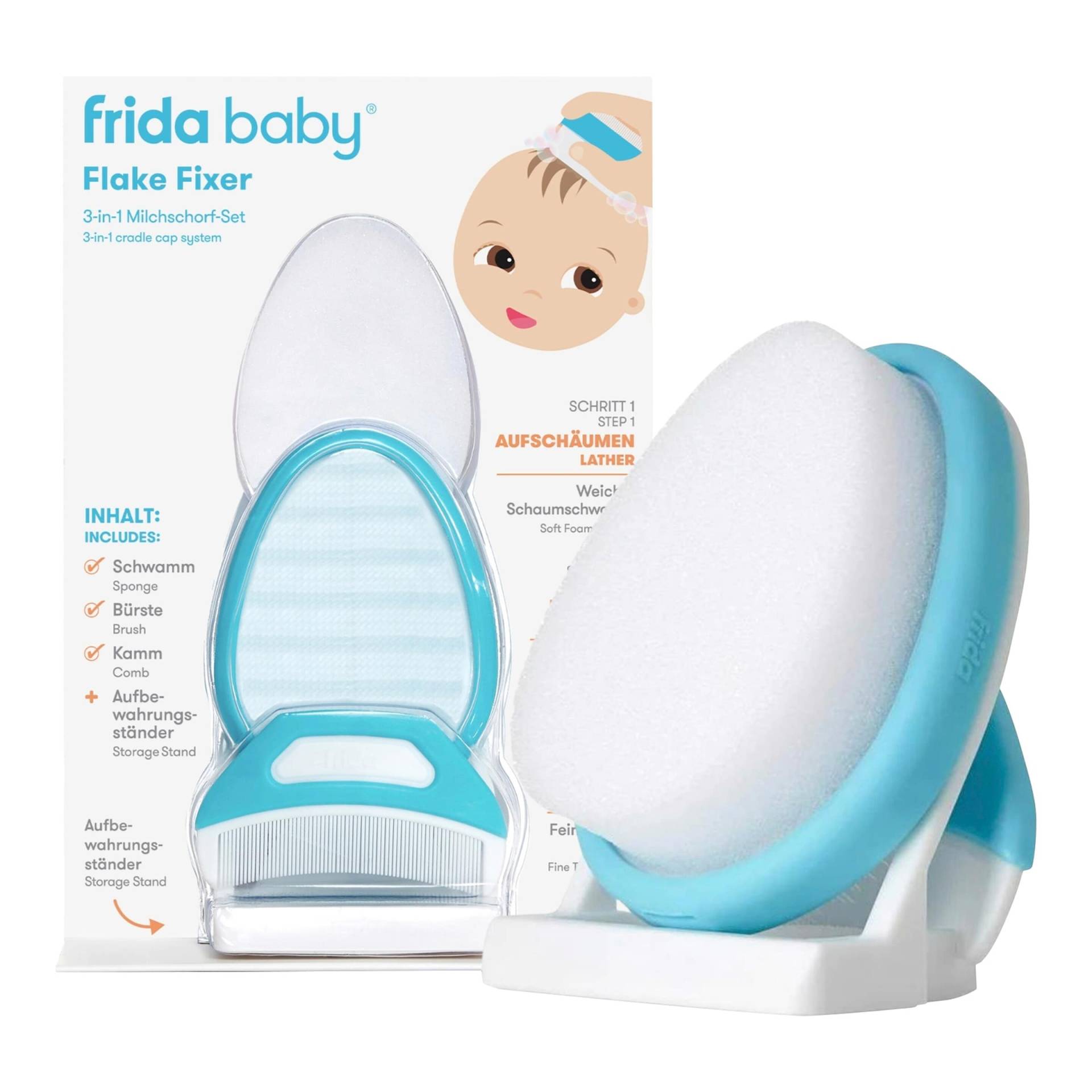 Frida Baby 3 in 1 Milchschorf Set FlakeFixer von frida baby