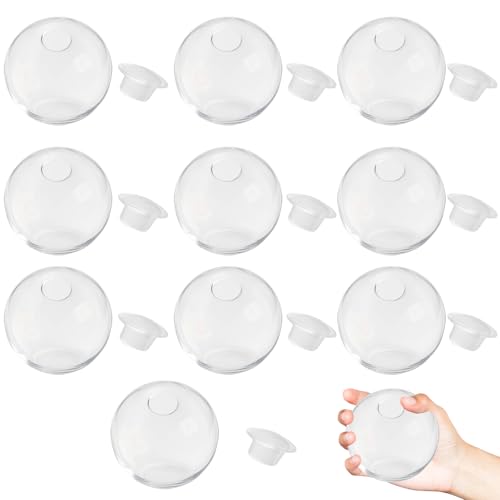 10 Stück, Stressball Selber Machen, Squishy Ball, Stress Balls for Children Adults, Squishy Ball DIY Kit, 6 cm TPR Transparente Hüllen, Für Entspannung Und Kreativität 10 Stück, Stressball Selber Machen, Squishy Ball, Stress Balls for Children Adults, Squishy Ball DIY Kit, 6 cm TPR Transparente Hüllen, Für Entspannung Und Kreativität von fufupaw