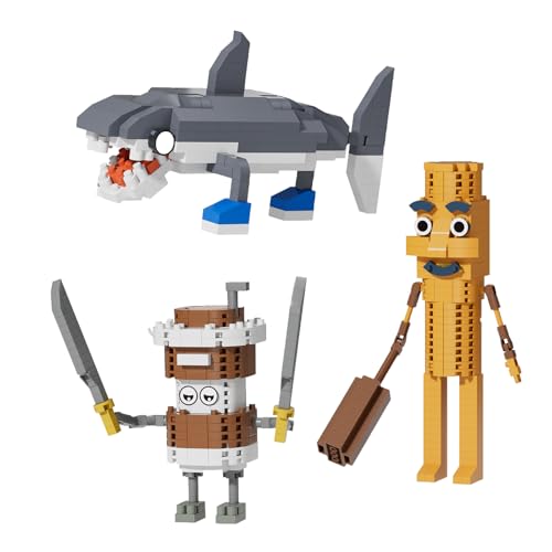 3 Stück Brainrot Figuren, Deko-Figuren Set, Kreatives Bauspielzeug für Kinder und Sammler, Einzigartige Tierfiguren Zum Bauen, Sammeln und Dekorieren 3 Stück Brainrot Figuren, Deko-Figuren Set, Kreatives Bauspielzeug für Kinder und Sammler, Einzigartige Tierfiguren Zum Bauen, Sammeln und Dekorieren von fufupaw