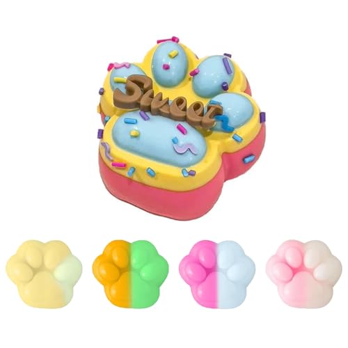 5 Stück Squishy Pfote, Cat Paw Squishy, Taba Squishy Paw, Fufu Squishy, Katzenpfoten Squishy, Squishy Maker, Cat Paw Squeeze Toy Süßes Fidget Toys Stressabbauende Geschenke Squeeze Antistressball ﻿ von fufupaw