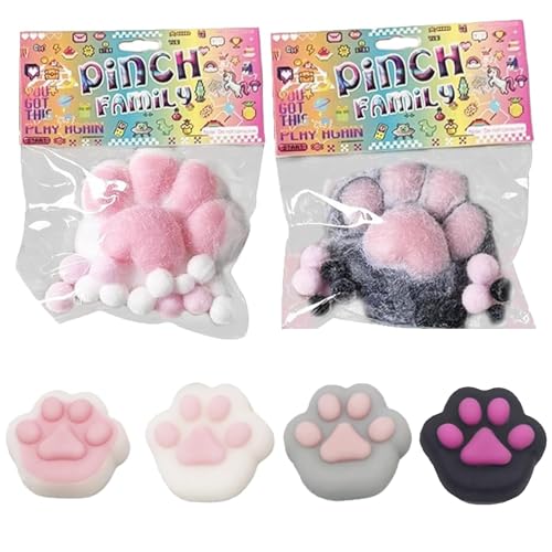 6 Stück ﻿Squishy Pfote, katzenpfoten Squishy, Fufu Squishy, Taba Squishy, Cat Paw Squishy, Katzenpfoten Squishy, Fufu Squishy für Stressabbau Lindern Sie Stress, Jugendliche Oder Alle von fufupaw