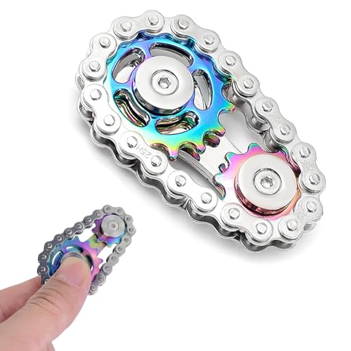 Fidget Toys, Finger Spielzeug mit Getriebe Design, Premium Anti-Stress Spielzeug für Erwachsene und Kinder, Hochwertiges Stress Spielzeu mit Glatten Lagern, Perfekt für Büro, Schule und Zuhause Fidget Toys, Finger Spielzeug mit Getriebe Design, Premium Anti-Stress Spielzeug für Erwachsene und Kinder, Hochwertiges Stress Spielzeu mit Glatten Lagern, Perfekt für Büro, Schule und Zuhause von fufupaw