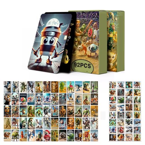 fufupaw 92 Stück Brainrot Karten, Italian Brainrot Karten, Sammel- und Strategiekartenspiel für Kinder und Jugendliche, Tausch und Partys, Unterhaltsames Kartenset für Soziale Treffen fufupaw 92 Stück Brainrot Karten, Italian Brainrot Karten, Sammel- und Strategiekartenspiel für Kinder und Jugendliche, Tausch und Partys, Unterhaltsames Kartenset für Soziale Treffen von fufupaw