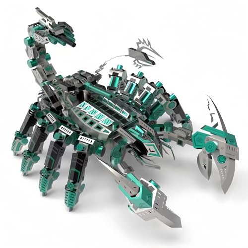 3D Metall Skorpion Puzzle Geeignet Erwachsene und Jugendliche, Der Skorpion besteht aus mehr als 234 Teilen, Steampunk Mechanisches Metallpuzzle Kreatives Gut zum Verschenken und Sammeln von fukixuz