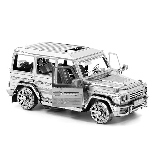 Modellbausatz Erwachsene Auto Lego Auto Modellbau, Metall,3D Metall PuzzleDIY Modellbausatz mit 3 Metallplatinen, ab 14 Jahre, Edelstahlmaterial, geeignet für Ornamente und Sammlungen von fukixuz