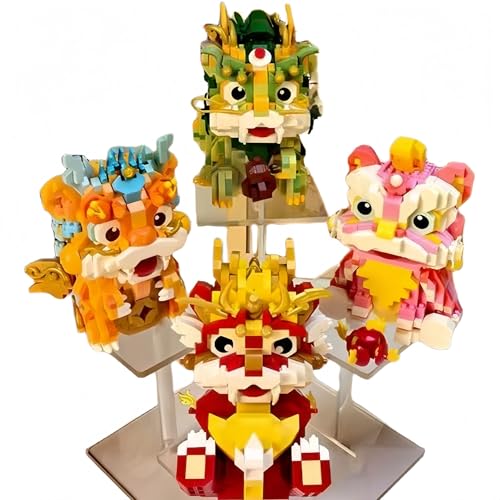 fukixuz Bausteine Building Blocks Sets, Guochao-Bausteinset，bausteine Set Erwachsene，Kunststoffmaterial, über 1000 Partikel, geeignet für Geschenke, Sammlungen und Dekorationen(15) von fukixuz