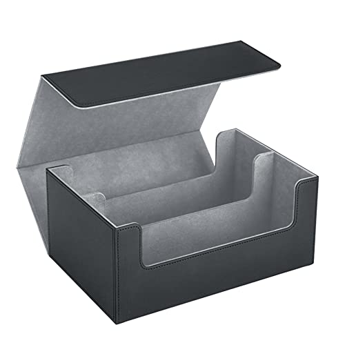 fumooa Multifunktions-Kartenbox Tragbares Kartenetui Organizer Aufbewahrungsbox Top Side-Loading Deck Case Game Cards Hobbies, Schwarz+ von fumooa