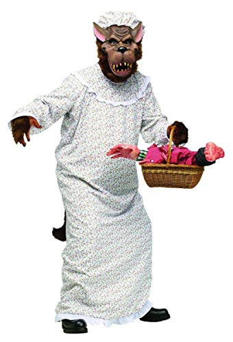 Big Bad Granny Wolf Fancy Dress Costume Standard von fun world costumes