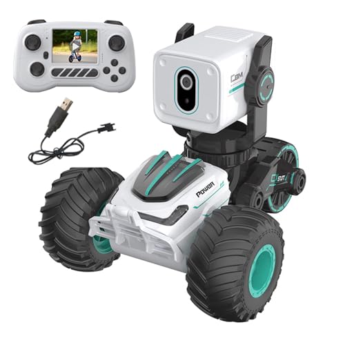 fxwtich RC Auto mit Kamera, Ferngesteuertes Auto mit Kamera, 720P Video Chat Höhenverstellbar RC Cars mit Kamera Geburtstag Weiß von fxwtich