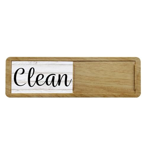 fxwtich Spülmaschinen-Statusanzeige, magnetisch, „Clean Dirty“-Schild, zeigt leicht an, leicht an der Oberfläche, ideal für Küche, Restaurant, Bar A von fxwtich
