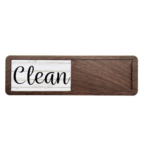 fxwtich Spülmaschinen-Statusanzeige, magnetisch, „Clean Dirty“-Schild, zeigt leicht an, leicht an der Oberfläche, ideal für Küche, Restaurant, Bar B von fxwtich