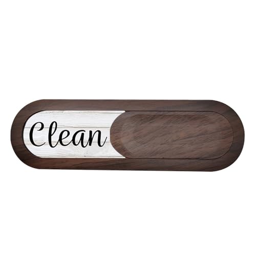 fxwtich Spülmaschinen-Statusanzeige, magnetisch, „Clean Dirty“-Schild, zeigt leicht an, leicht an der Oberfläche, ideal für Küche, Restaurant, Bar D von fxwtich