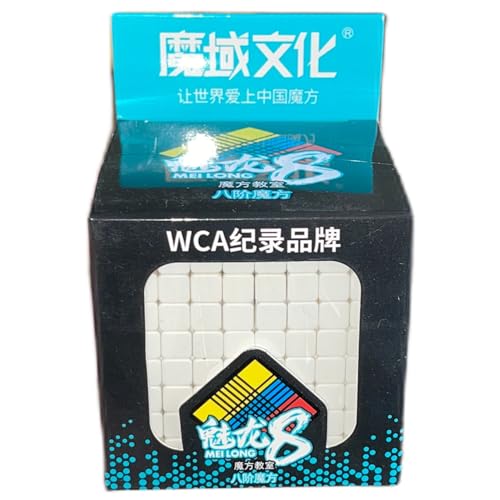 MoYu Meilong 8x8 Stickerless Magic Cube – 8x8x8 Zauberwürfel für Fortgeschrittene, Profis und Anfänger – Lernspielzeug für Kinder und Erwachsene von gRoods