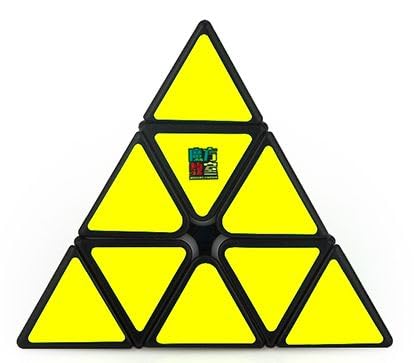 MoYu Meilong Pyraminx 3x3 - Black Magic Cube – Mechanischer Zauberwürfel für Anfänger und Fortgeschrittene von gRoods