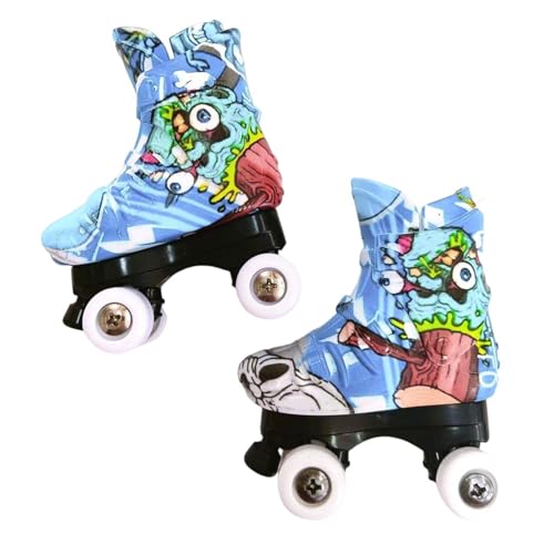 Rollschuhe Für Finger – Bunte Finger-Skateboard-Spielzeug-Turnschuhe Für Kinder, jun-gen Und Mädchen, Fingerboard-Spielzeug Geschenke Für Kinder Finger-Skateboard-Training Lehrreich Und Unterhaltsam von gafdu