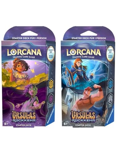 Lorcana - Ursulas Rückkehr - Starter Deck - Bernstein & Amethyst - Englisch von geco