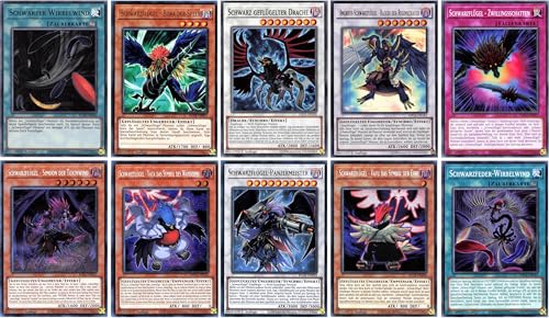 YGO! Karten - Themenset/Themendeck/Deckcore - Schwarzflügel Set von geco