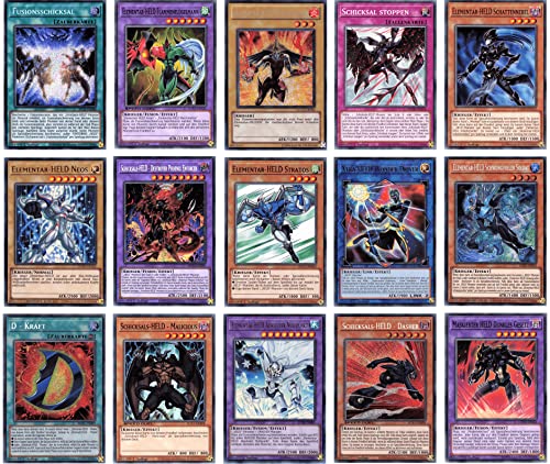 Yu-Gi-Oh! Karten - Themenset/Themendeck/Deckcore - Helden Set von geco