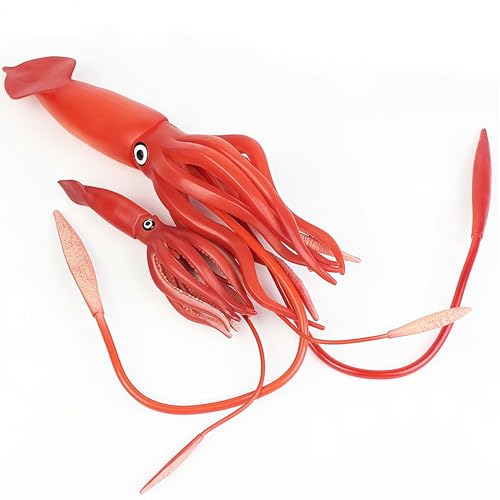 Gemini&Genius - Tintenfisch- und Welpen-Spielzeug, realistische, handbemalte Meeres-Kalmar-Action-Figuren, Strandspielzeug, Badespielzeug, Schwimmspielzeug für Kinder und Dekoration Gemini&Genius - Tintenfisch- und Welpen-Spielzeug, realistische, handbemalte Meeres-Kalmar-Action-Figuren, Strandspielzeug, Badespielzeug, Schwimmspielzeug für Kinder und Dekoration von gemini&genius