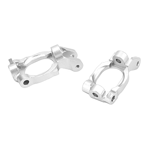 2pcs Caster Block C Hub Aluminiumlegierung Hohe Festigkeit für Losi Hammer Rey Rock Rey 1/10 RC Auto (Silber) von generic