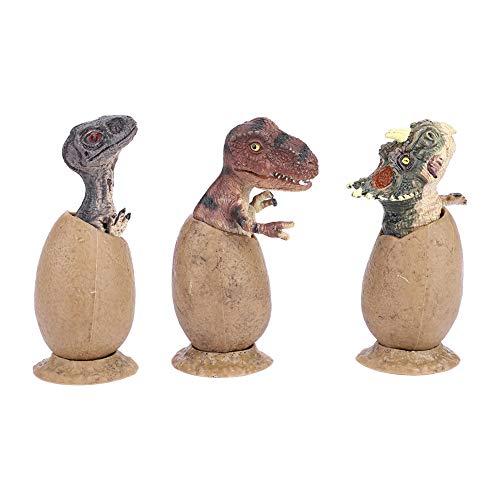 3 Teile/satz Figur Dinosaurier Eier Halbe Schlüpfen Spielzeug Tier Modell Baby Lernen Kind Spielzeug von generic