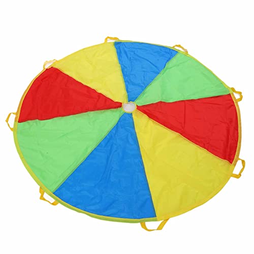 Fallschirm für Kinder, Spielzelt, Fallschirm, 1,5 m, Tasche, Regenschirm, Fallschirm, Kinderspielzeug, sportliche Aktivität, Spielzubehör von generic