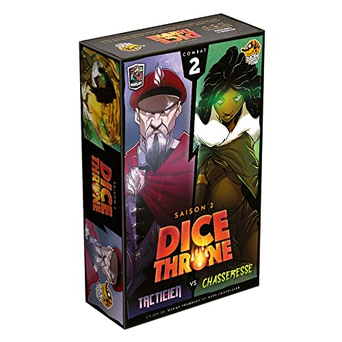 Lucky Duck Games – Dice Throne S2: Taktiker VS Chasseresse – französische Version von generic