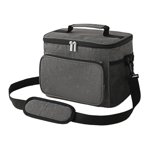 Lunch Cooler Tote | Lunchbox-Behälter | Wasserdichter, tragbarer Thermo-Kühlsack mit hoher Kapazität, Lebensmittel-Handtaschen-Etui für Outdoor-Arbeit, Schule, Reisen, Picknick von generic