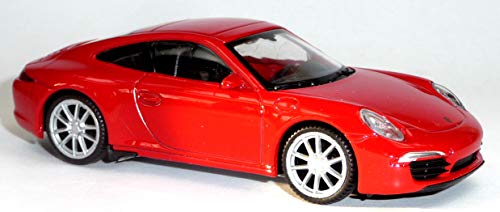 generisch Porsche 911 (991) Carrera S Sammlermodell ca. 1:43 / ca. 9-10 cm rot von Welly von generisch