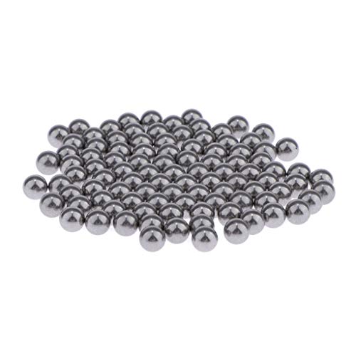 100er Pack 5mm Runde Edelstahl Mini Paint Mixing Balls für Modellbau und Nagellack 100er Pack 5mm Runde Edelstahl Mini Paint Mixing Balls für Modellbau und Nagellack von getuse
