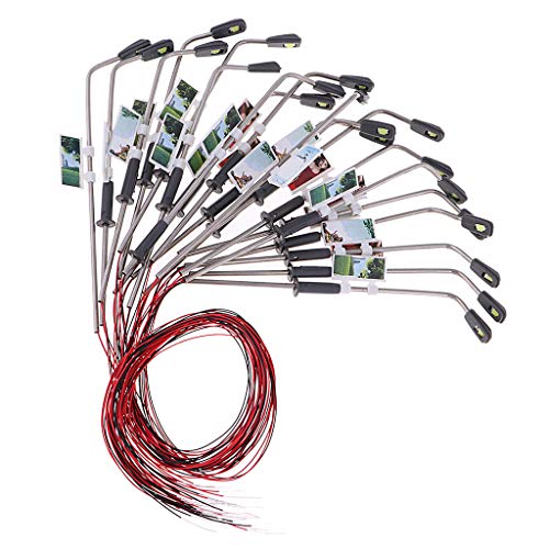 10X Straßenlaternen Modellbahn LED Beleuchtung 12V Warmweiß Laternenpfahl Landschaftsmodell HO TT N Maßstab 1:100 bis 1:150- Warmweiß 1: 100 A 10X Straßenlaternen Modellbahn LED Beleuchtung 12V Warmweiß Laternenpfahl Landschaftsmodell HO TT N Maßstab 1:100 bis 1:150- Warmweiß 1: 100 A von getuse