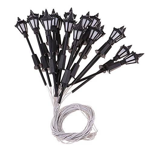 20 Stück LED Straßenlaternen 1:100 HO/OO Modelleisenbahn Zug Beleuchtung Warmweiß 3V Miniatur Landschaft Straßenlaternen 20 Stück LED Straßenlaternen 1:100 HO/OO Modelleisenbahn Zug Beleuchtung Warmweiß 3V Miniatur Landschaft Straßenlaternen von getuse