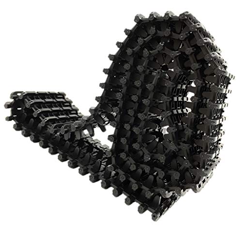 78 cm Fahrzeugspur Ersatzkette, 4,5 cm Breite Kunststoffkette für DIY Roboter und RC Auto Modellbau 78 cm Fahrzeugspur Ersatzkette, 4,5 cm Breite Kunststoffkette für DIY Roboter und RC Auto Modellbau von getuse
