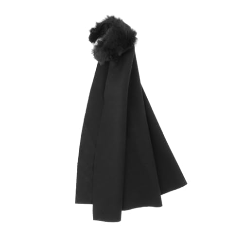 Actionfigur im Maßstab 1:12, Umhang, antike Miniatur-Kleidung für 15,2 cm große Figuren, Puppe, Verkleidungszubehör, Schwarz Actionfigur im Maßstab 1:12, Umhang, antike Miniatur-Kleidung für 15,2 cm große Figuren, Puppe, Verkleidungszubehör, Schwarz von getuse