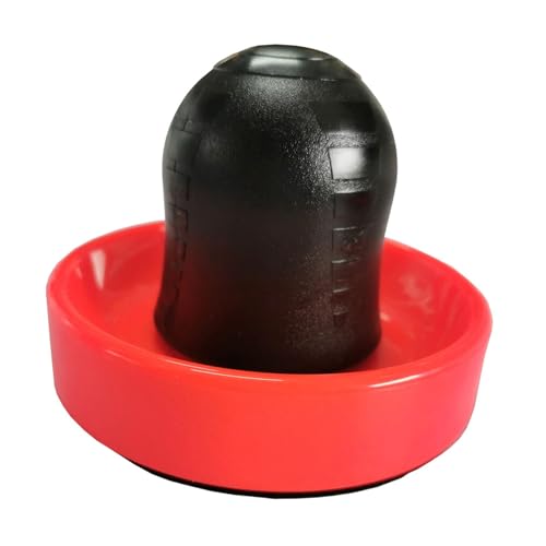 Airhockey-Schieber mit Unterseite für Kinder und Erwachsene, Ersatz-Schieberpaddel für die meisten Standard-Air-Hockey-Tische, 13 x 7 cm, Rot Airhockey-Schieber mit Unterseite für Kinder und Erwachsene, Ersatz-Schieberpaddel für die meisten Standard-Air-Hockey-Tische, 13 x 7 cm, Rot von getuse