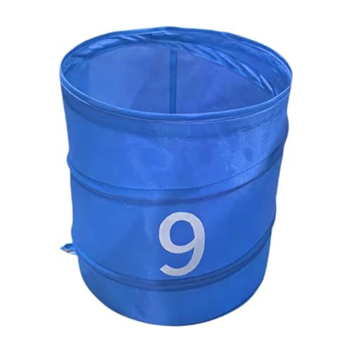 Golfbehälter aus Oxford-Stoff, faltbares Design für Hof und Strand, 30 x 30 cm, Blau Golfbehälter aus Oxford-Stoff, faltbares Design für Hof und Strand, 30 x 30 cm, Blau von getuse