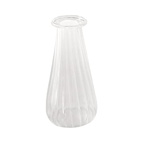 Miniatur-Glasvase im Maßstab 1:12, gestreifte Flasche für Puppenhauszubehör und Dekoration Miniatur-Glasvase im Maßstab 1:12, gestreifte Flasche für Puppenhauszubehör und Dekoration von getuse