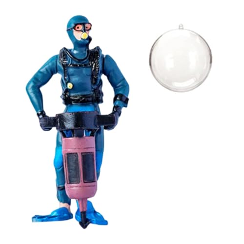 Miniatur-Taucherfigur mit Zubehör für Aquarium, niedliche Cartoon-Dekoration 1,18 x 1,18 x 1,38 Zoll- Blau 4.5x4x9.5cm Miniatur-Taucherfigur mit Zubehör für Aquarium, niedliche Cartoon-Dekoration 1,18 x 1,18 x 1,38 Zoll- Blau 4.5x4x9.5cm von getuse