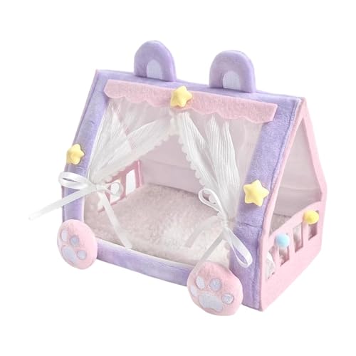 Puppenzeltbett, bezaubernde Mikro-Landschaftsdekoration, tragbares Puppenhaus-Zubehör für 45,7 cm große Puppen, 17 x 10,5 x 14 cm Puppenzeltbett, bezaubernde Mikro-Landschaftsdekoration, tragbares Puppenhaus-Zubehör für 45,7 cm große Puppen, 17 x 10,5 x 14 cm von getuse