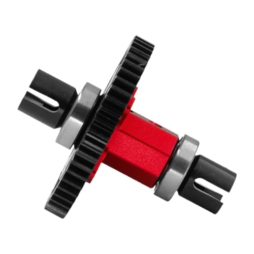 RC Car Middle Differential Spare Parts, 52T Steel Center Differential Gear for 1/8 RC Vehicle, Easy to Install Upgrade Accessories for 1/8 RC Truck, Durable Carbon Steel (Red) von getuse