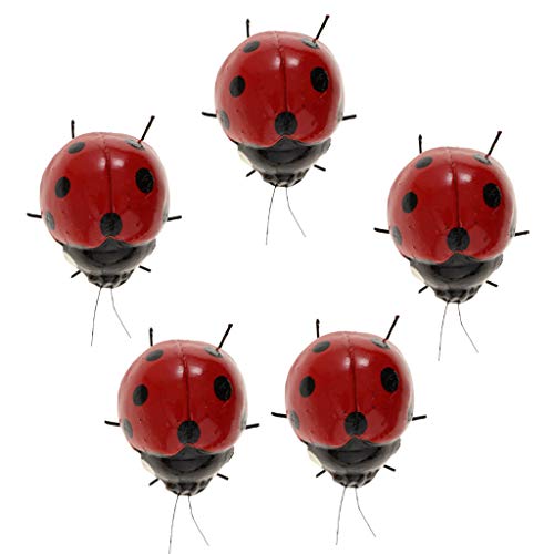Realistische Tier Insekten Kühlschrankmagnet Garten Dekor Set, 5pcs - Insektenfiguren aus Ton für Kinderlernen und Deko- Marienkäfer Realistische Tier Insekten Kühlschrankmagnet Garten Dekor Set, 5pcs - Insektenfiguren aus Ton für Kinderlernen und Deko- Marienkäfer von getuse